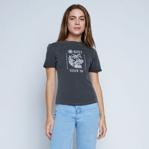 Blusa M/C Summer Fun Preto