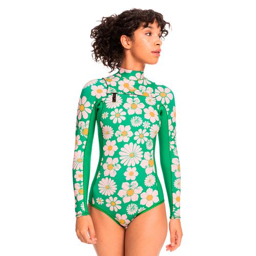 Wetsuit Roxy 1.5 Popsurf LS Cheeky Qlock Jellybean Newop Big