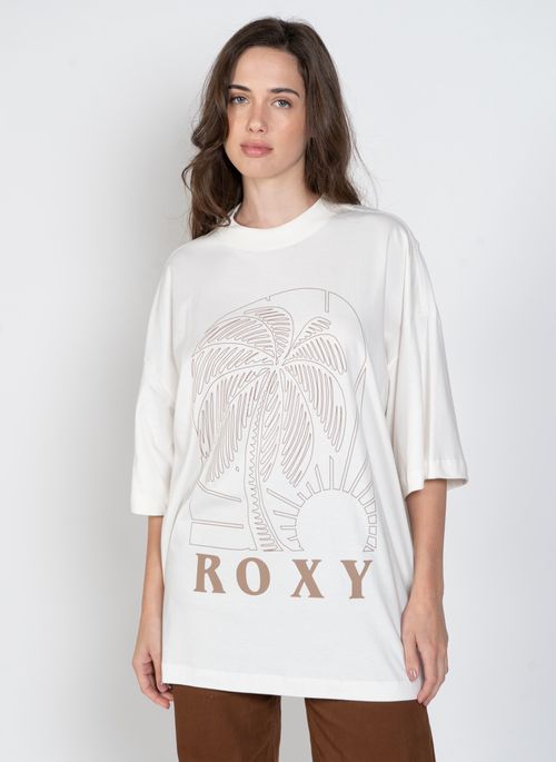 Blusa Roxy M/C Soft Sunny Off White