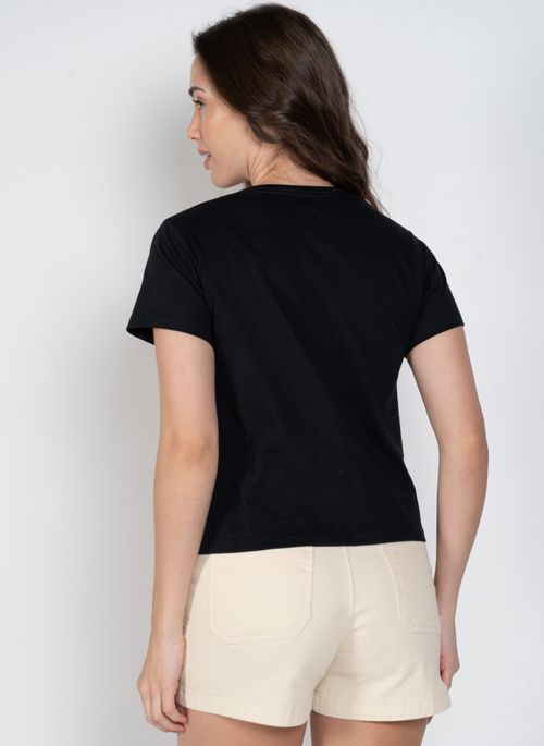Blusa Roxy M/C Roxy Arc Preto