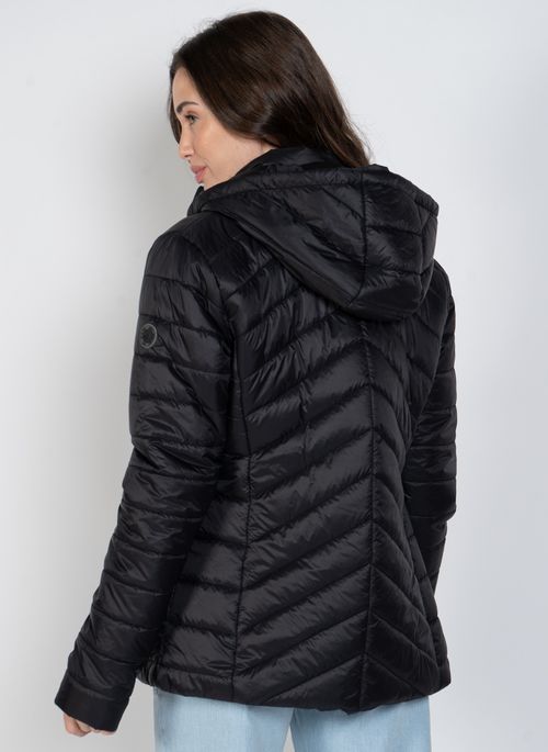 Jaqueta Roxy Coastel Road Hooded Preto