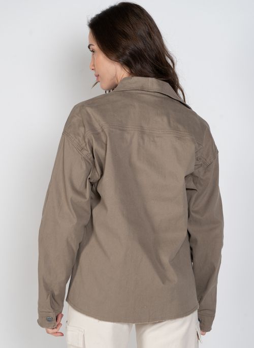 Camisa Roxy M/L Amazing You Cáqui