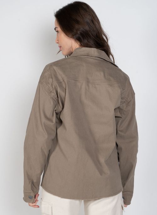 Camisa Roxy M/L Amazing You Cáqui