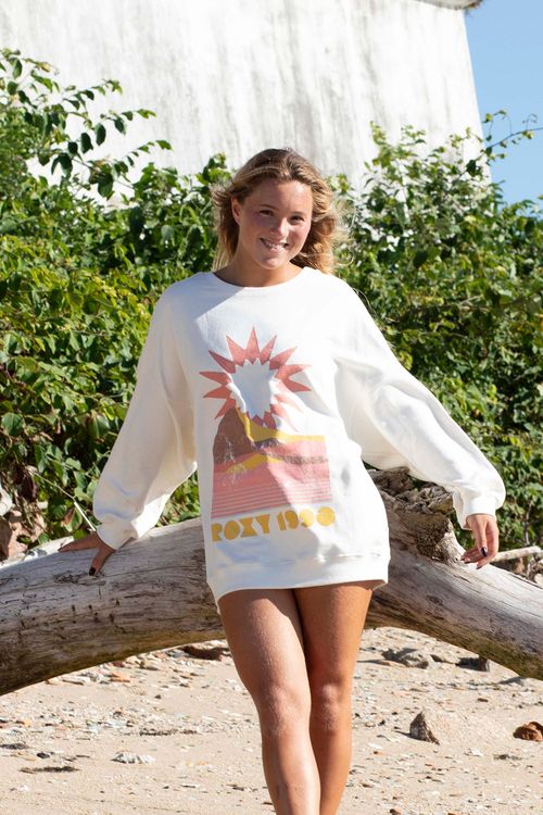 Moletom Roxy Lineup Off White