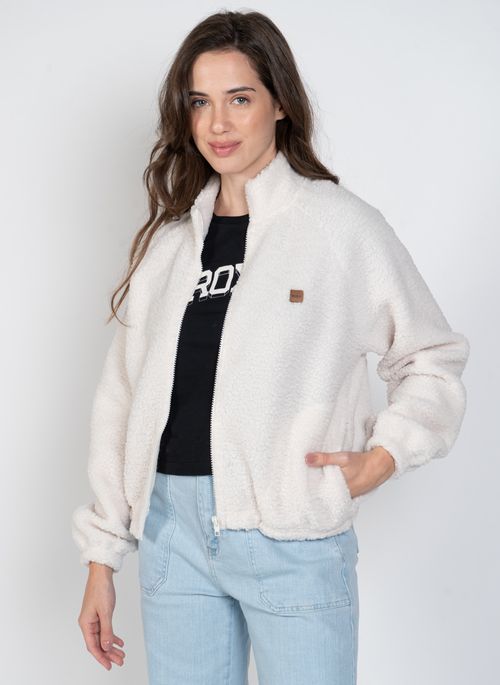 Moletom Roxy Aber Castle On The Hill Off White
