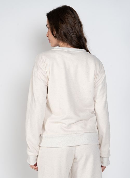 Moletom Roxy Care In Morning Sunshine Off White