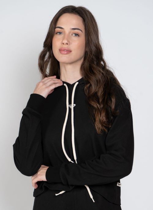 Blusa Roxy M/L Hang Five Preto