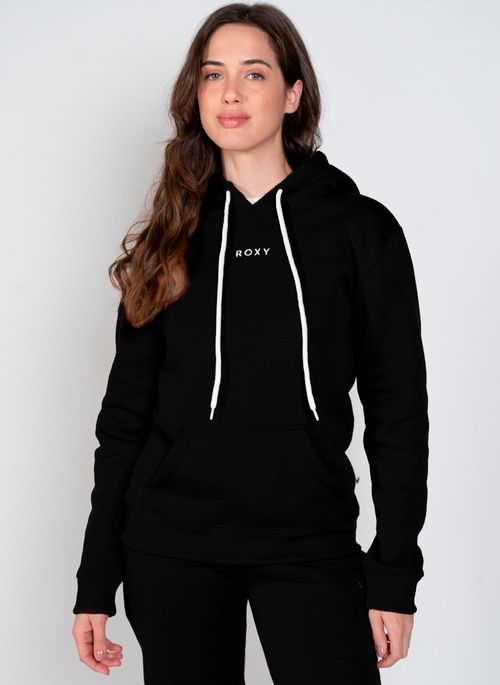 Moletom Roxy Fech Chic Basic Preto