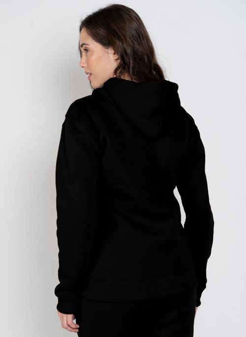 Moletom Roxy Fech Chic Basic Preto