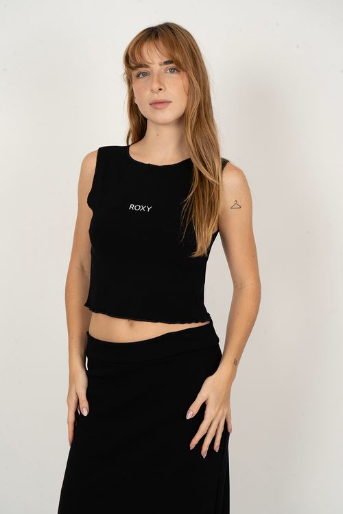 Blusa Roxy M/C Basic Girl Preto