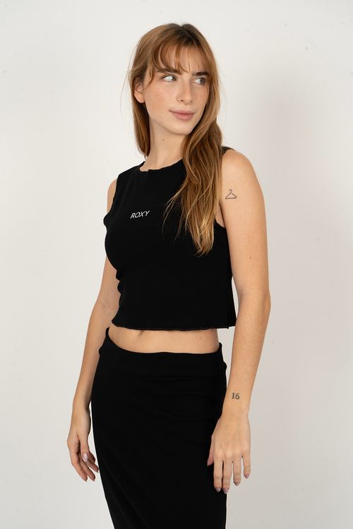Blusa Roxy M/C Basic Girl Preto
