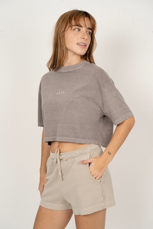 Blusa Roxy M/C Roxify Marrom