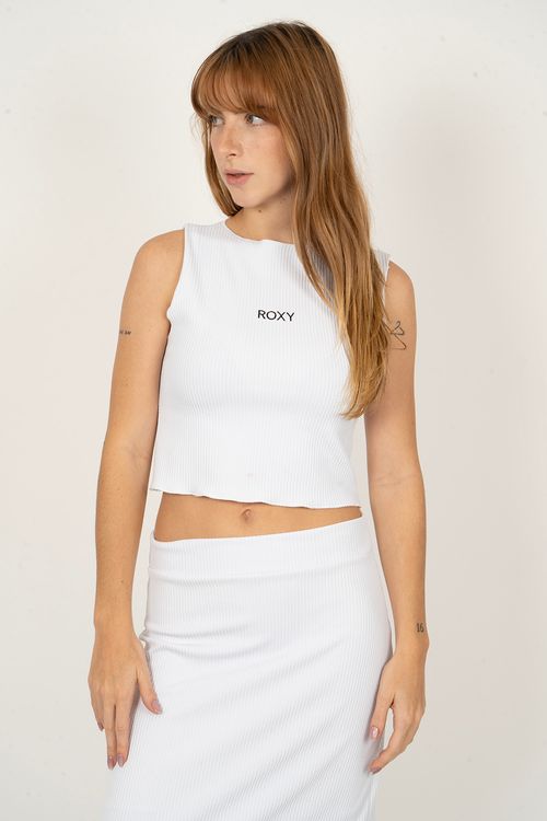 Blusa Roxy M/C Basic Girl Branco