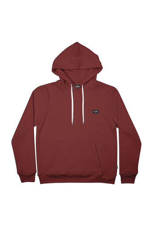 Moletom Billabong Small Arch Patch 310G Tn Vinho