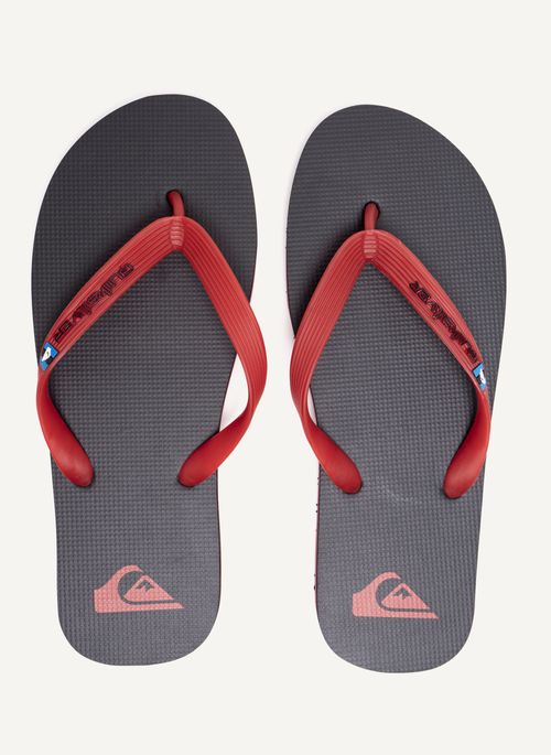 Chinelo Quiksilver Molokai Bicolor Preto