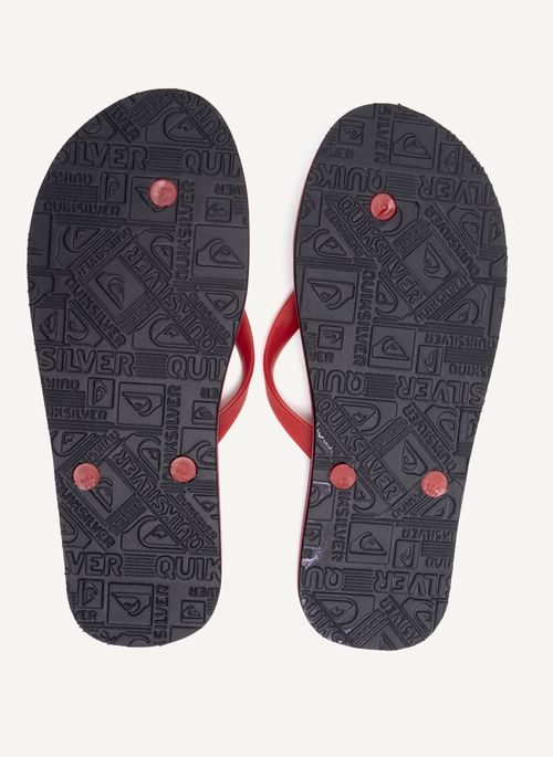 Chinelo Quiksilver Molokai Bicolor Preto