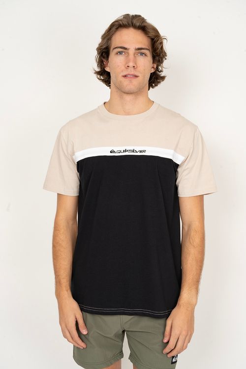 Camiseta Quiksilver M/C Live Wire Areia