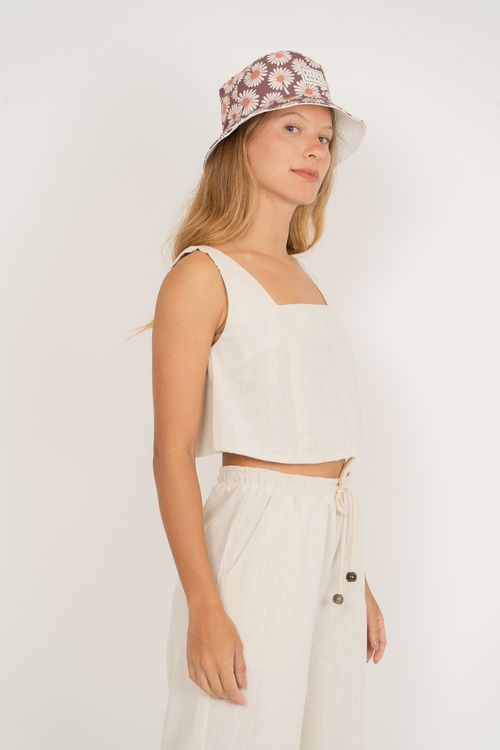 Blusa Billabong M/C Open Skies Branco