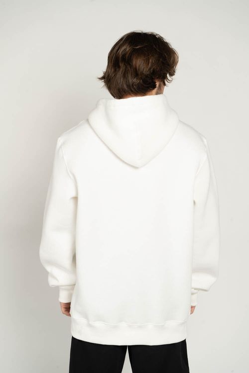 Moletom Quiksilver Word Block 310G Branco