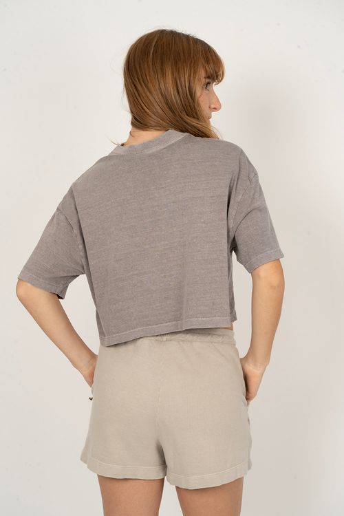 Blusa Roxy M/C Roxify Marrom