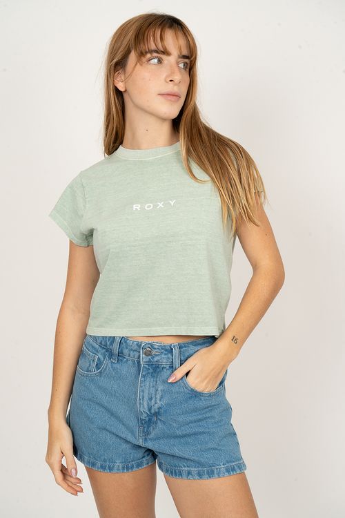 Blusa Roxy M/C Morning Hike Verde