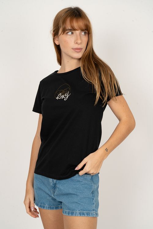 Blusa Roxy M/C Ocean Regular Preto
