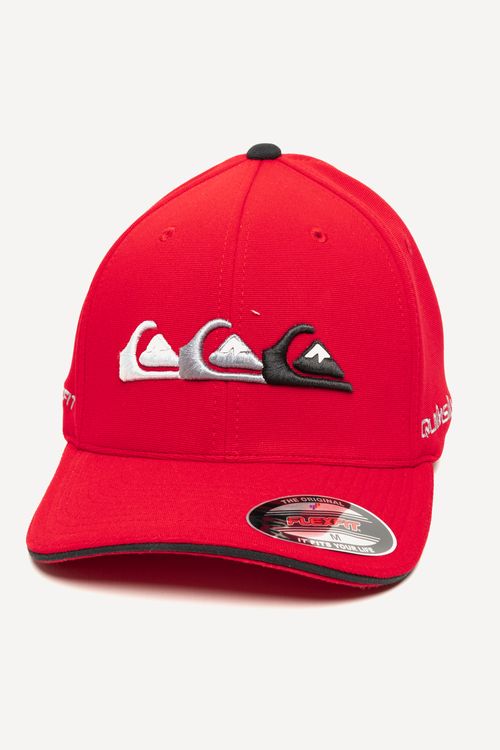 Boné Quiksilver Emb Three Logo Red