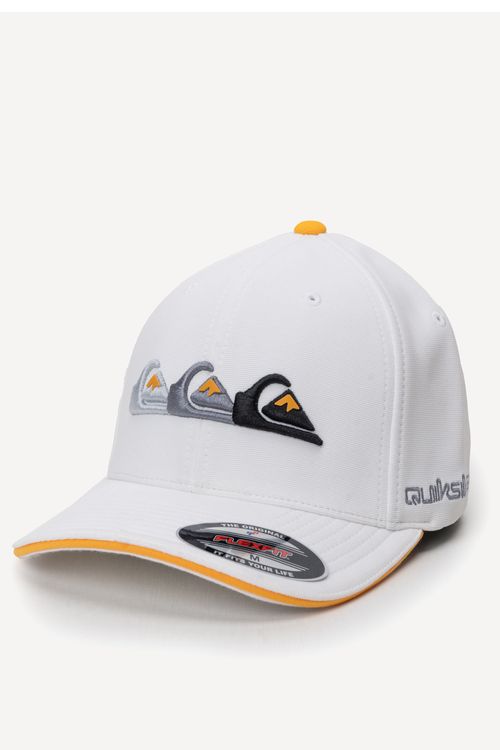 Boné Quiksilver Emb Three Logo White