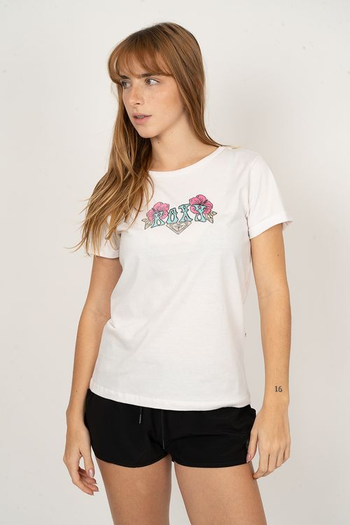 Blusa Roxy M/C People Speak Off White