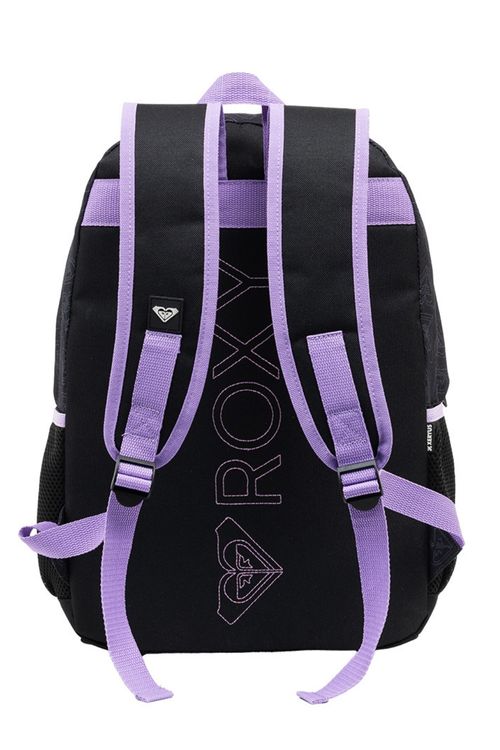 Mochila Roxy 17 Esportiva Pop 02 Preto Estampado
