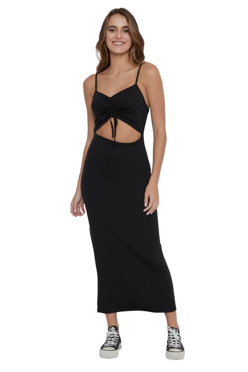 Vestido Roxy Wavey Baby Preto