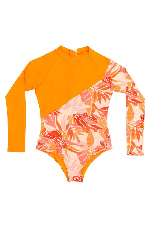 Maiô Roxy Asutralian Gold Laranja