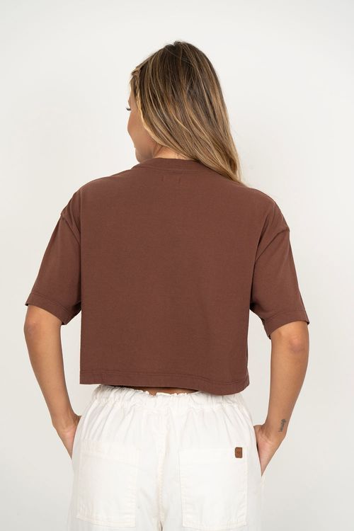Blusa Roxy M/C Pretty In Brown Marrom
