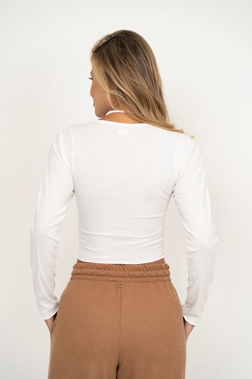 Blusa Roxy M/L Sandy Night Off White