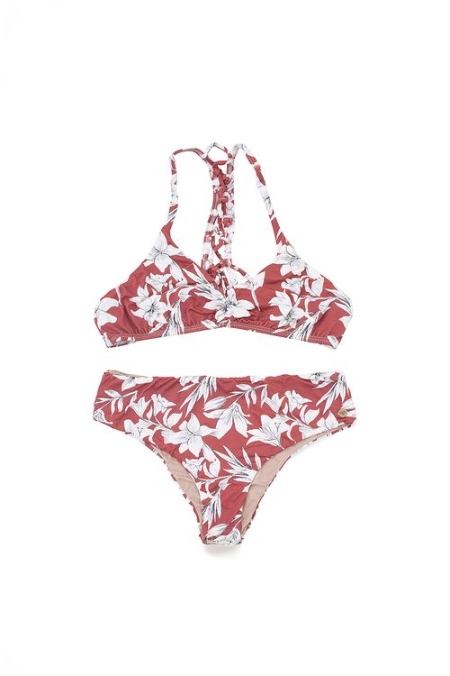 Biquíni Roxy Lili House Top Whitered Rose