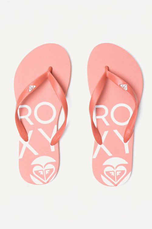Chinelo Roxy Circle Logo Rosa