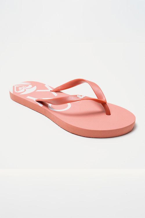 Chinelo Roxy Circle Logo Rosa