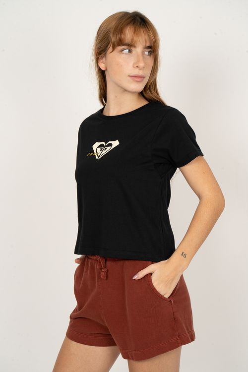 Blusa Roxy M/C With Love Preto