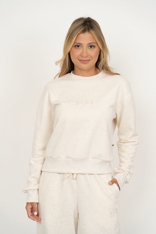 Moletom Roxy Care Sunglow Off White