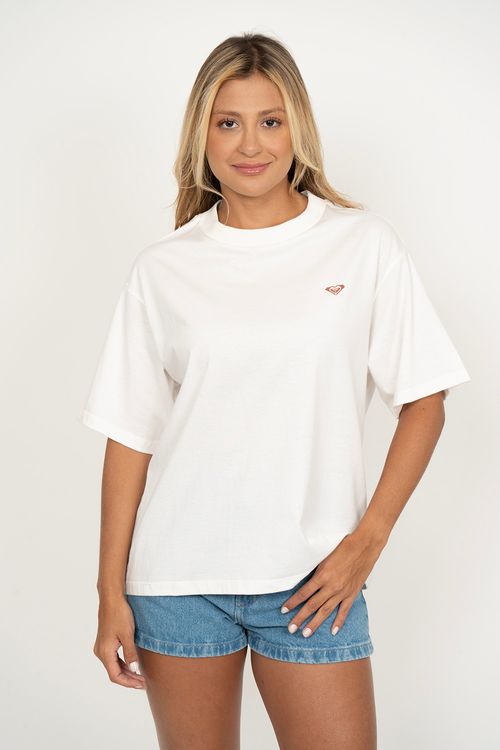 Camiseta Roxy M/C Natural Beauty Snow White