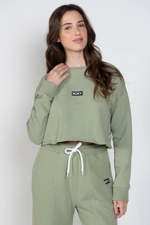Moletom Roxy Care Happy Day Verde