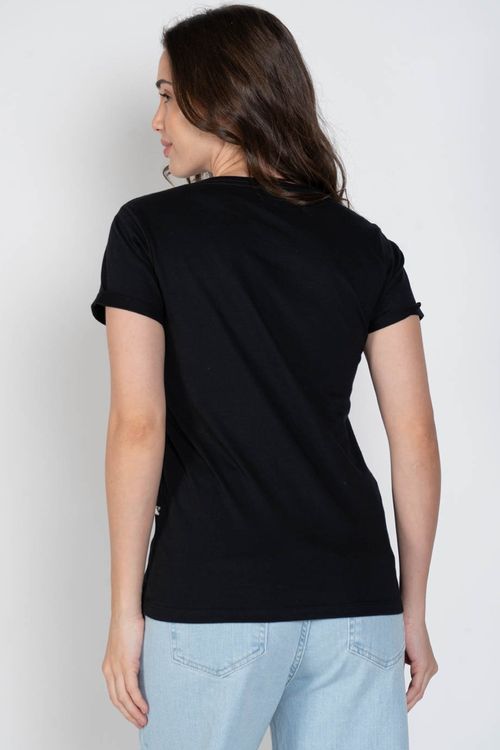 Blusa Roxy M/C Shine Bright Preto