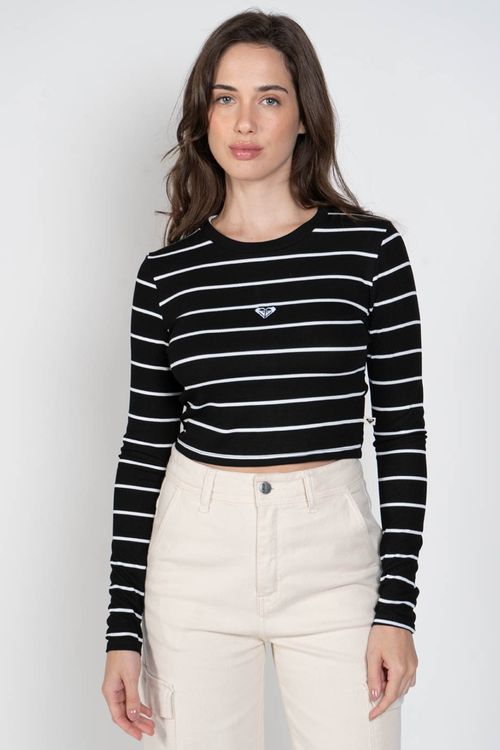 Blusa Roxy M/L Rise Vibe Preto
