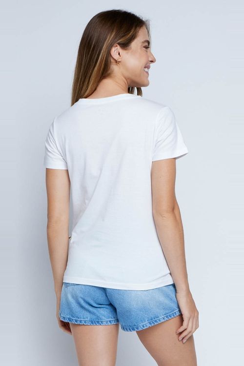 Camiseta Roxy M/C Ocean After  Branco