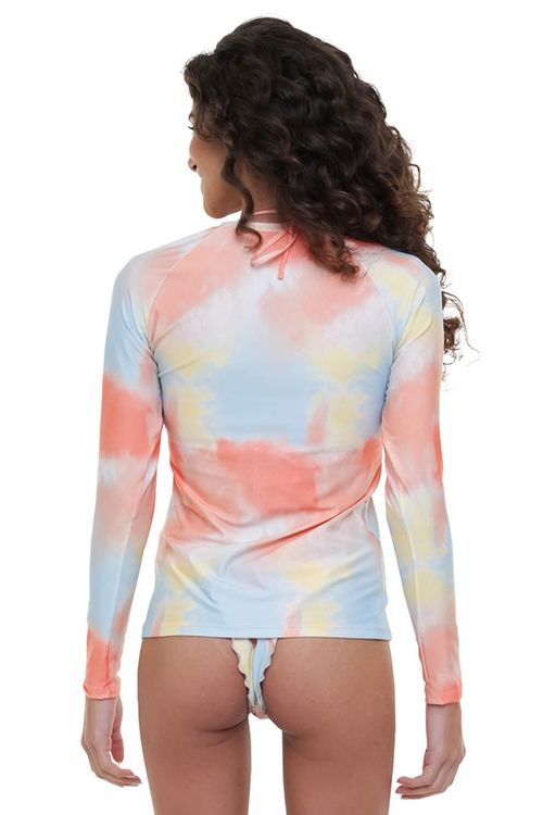 Camiseta Surf Roxy M/L Lets Surf Branco