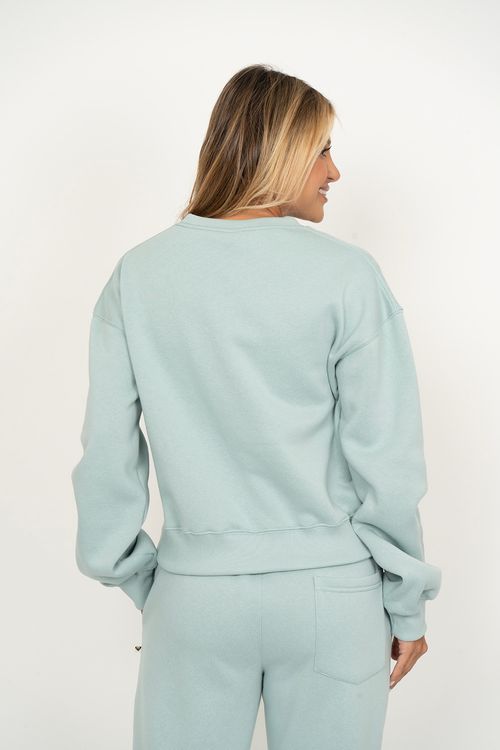 Moletom Roxy Care Just That Azul Claro