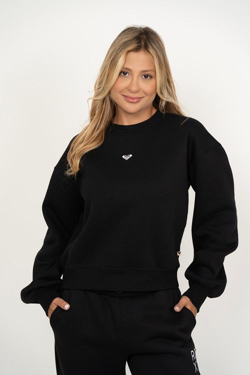 Moletom Roxy Care Dear Wave Preto