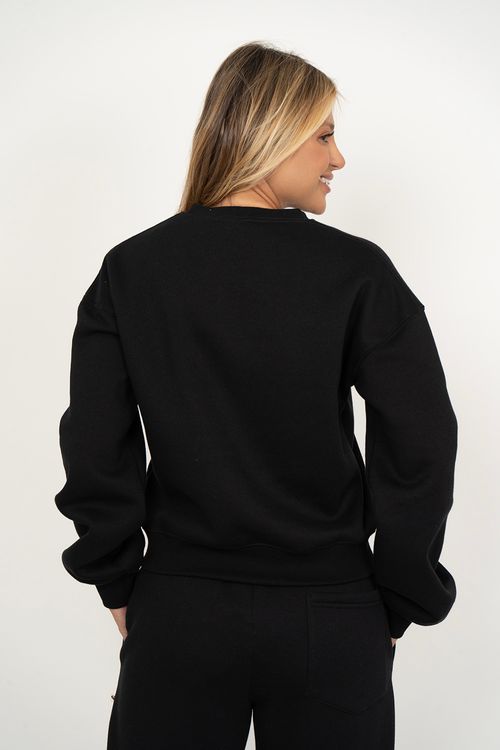 Moletom Roxy Care Dear Wave Preto