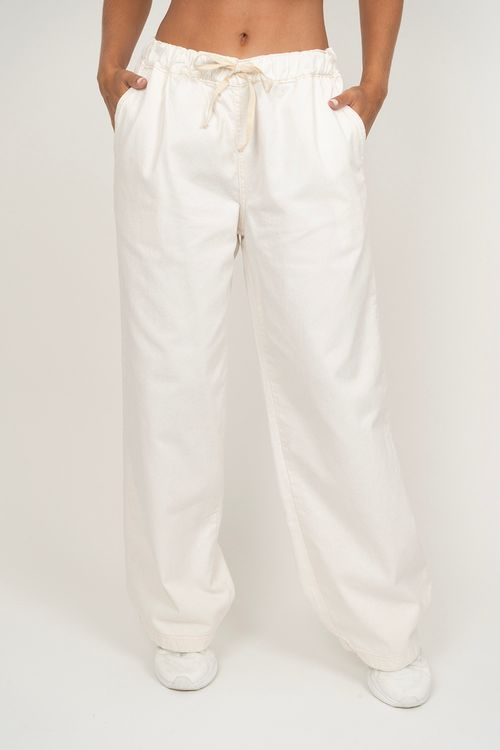 Calça Roxy Jeans Everyday Off White