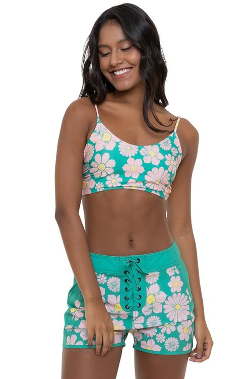 Boardshort Roxy Pop Surf Bush Verde